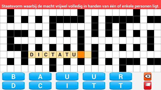 Kruiswoordpuzzels Nederlands - Gameplay image of android game