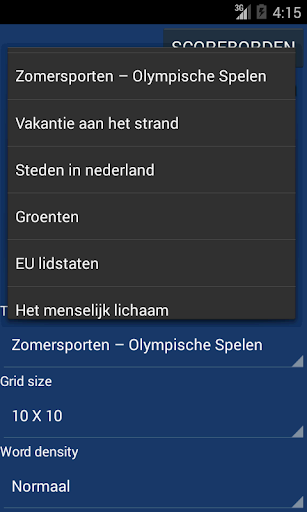 Woordzoeker nederlands - Gameplay image of android game
