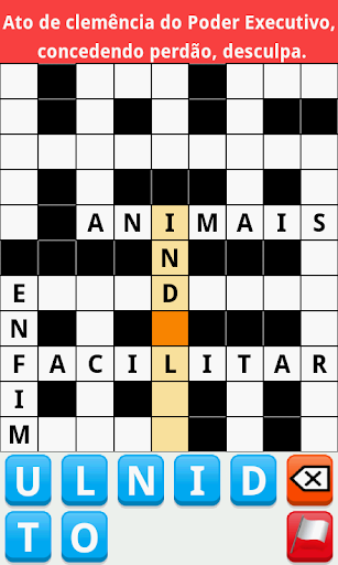 Palavras Cruzadas Brasileiro - Gameplay image of android game