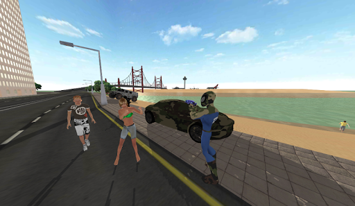 Flex Spider Stickman Hero Ninja Rope : Vice Town - Gameplay image of android game