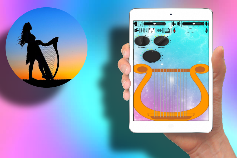 Play Harp - عکس برنامه موبایلی اندروید