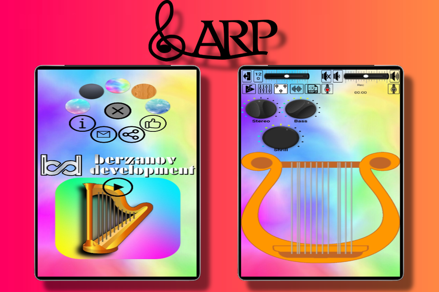 Play Harp - عکس برنامه موبایلی اندروید