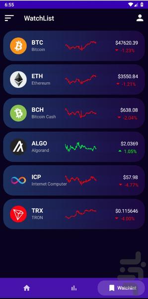 CryptoBs - عکس برنامه موبایلی اندروید