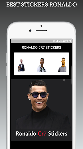 Ronaldo Cr7 Stickers - Image screenshot of android app