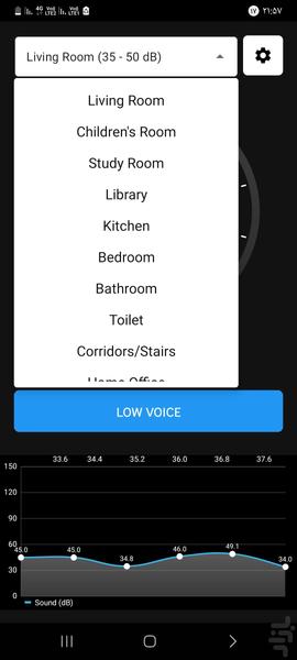 صدا سنج پیشرفته - Image screenshot of android app