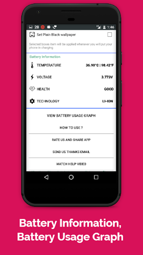 Battery Full Alarm Lite - عکس برنامه موبایلی اندروید