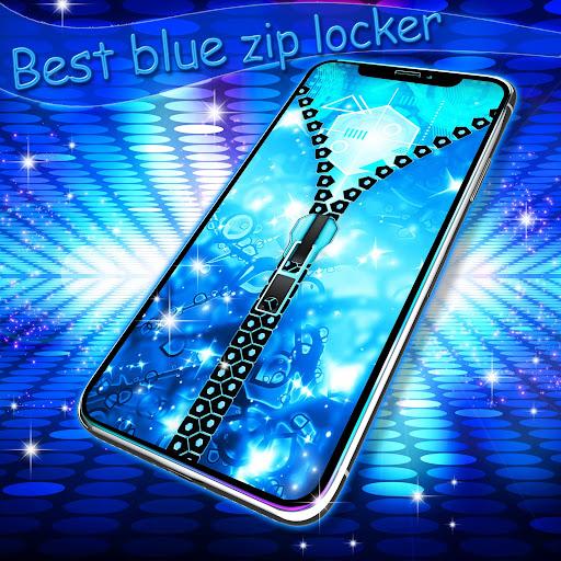 Blue zip locker - عکس برنامه موبایلی اندروید