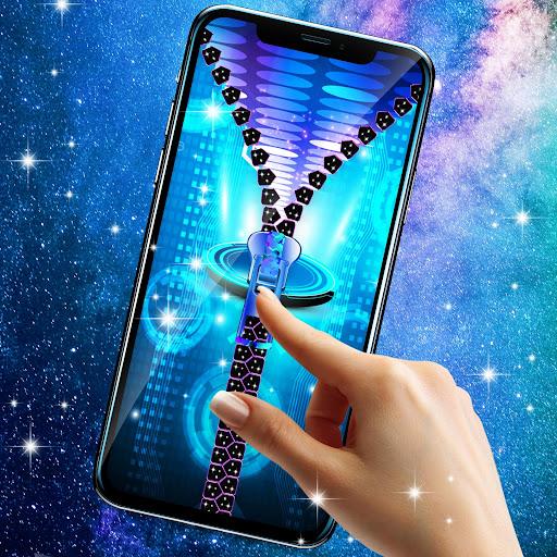 Blue zip locker - عکس برنامه موبایلی اندروید