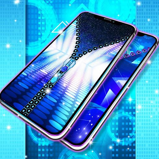 Blue zip locker - عکس برنامه موبایلی اندروید