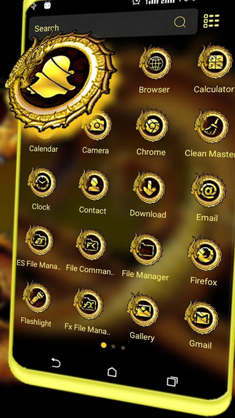 Dragon Launcher Theme - Image screenshot of android app