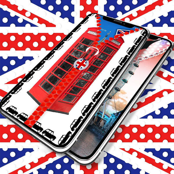UK Flag Zipper Lock Screen - Image screenshot of android app