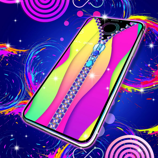 Zipper theme for lock screen - Image screenshot of android app