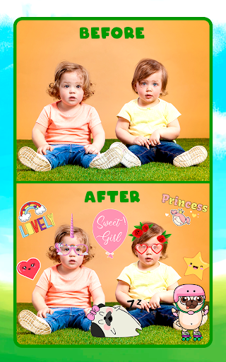 Photo Editor for Kids: Frames - عکس برنامه موبایلی اندروید