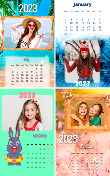 Calendar Photo Frames - Image screenshot of android app