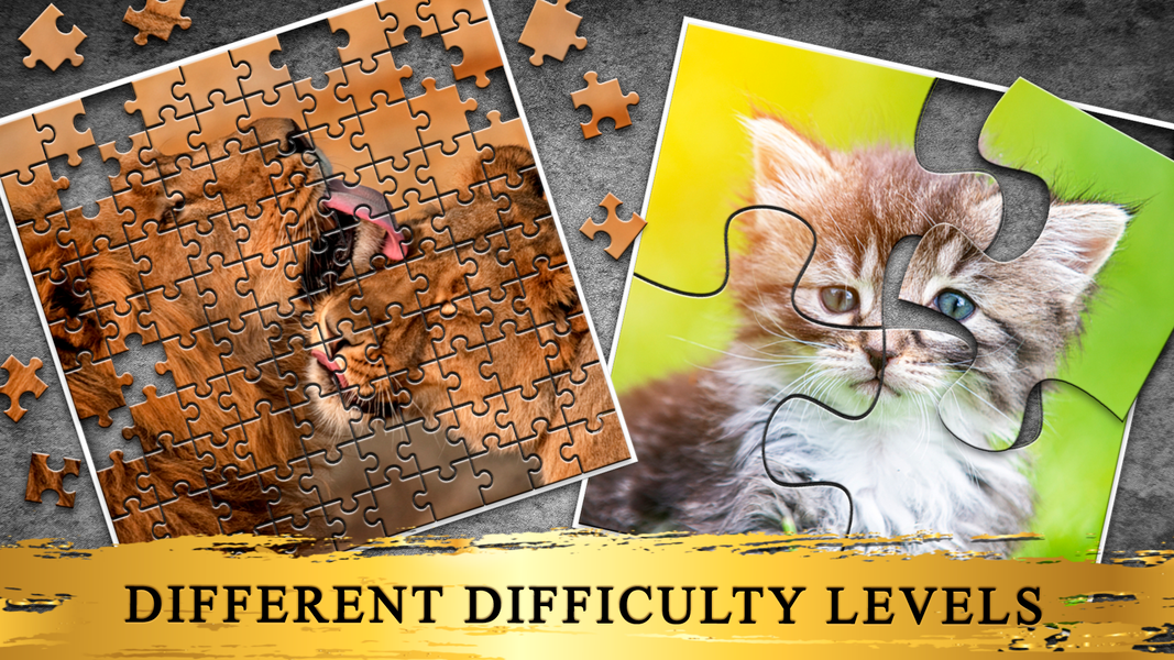 Animals Jigsaw Puzzles Offline - عکس بازی موبایلی اندروید