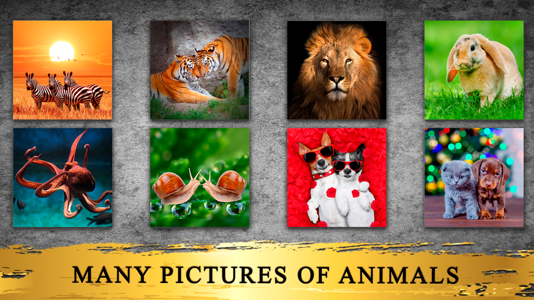 Animals Jigsaw Puzzles Offline - Gameplay image of android game