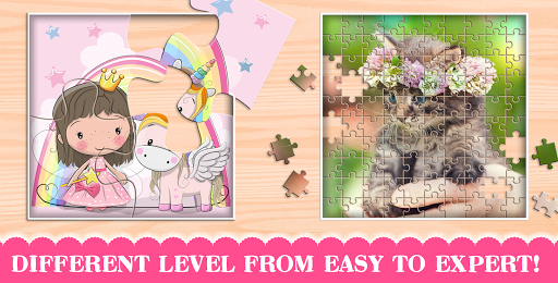 Puzzles for Girls - Gameplay image of android game