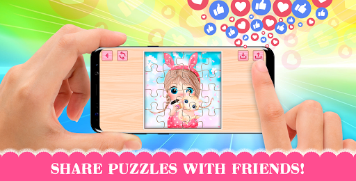 Puzzles for Girls - Gameplay image of android game