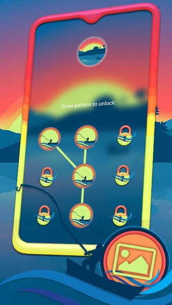 Sunrise Painting Theme - Image screenshot of android app