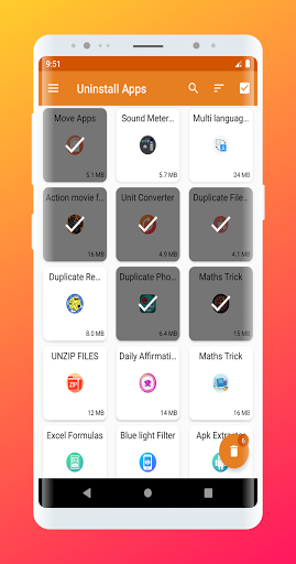 Delete apps: Remove apps - عکس برنامه موبایلی اندروید
