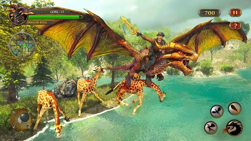 Dragon Simulator Attack 3D Game - Gameplay image of android game