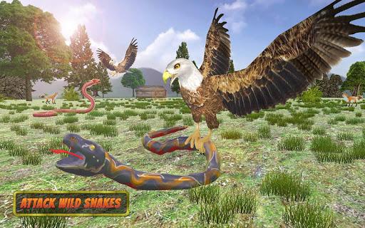 Eagle Simulators 3D Bird Game - عکس بازی موبایلی اندروید