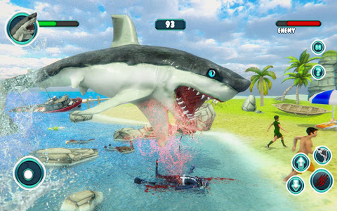 Shark Attack Wild Simulator (by Integer Games) Android Gameplay [HD] 