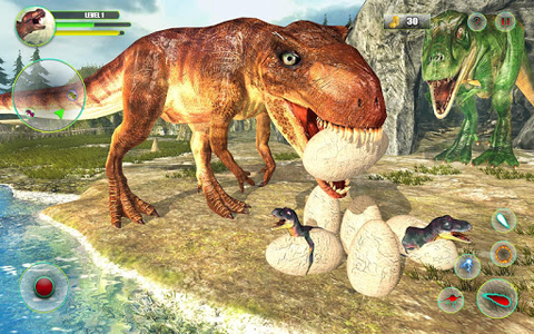 Best Dino Games - Dinosaur Fight Game Android Gameplay 