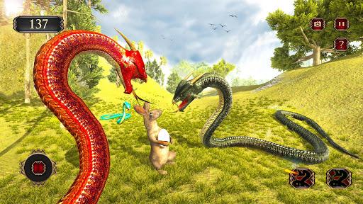 Snake Simulator Anaconda Attack Game 3D - Gameplay image of android game