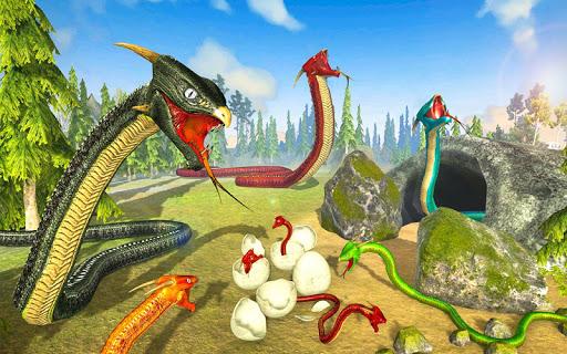 Snake Simulator Anaconda Attack Game 3D - Gameplay image of android game