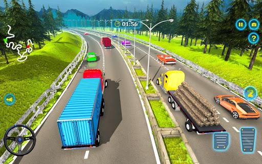 Truck Driving Simulator 3d Cargo Truck - Gameplay image of android game