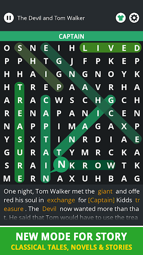 Word Search - Gameplay image of android game