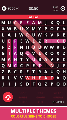 Word Search - Gameplay image of android game