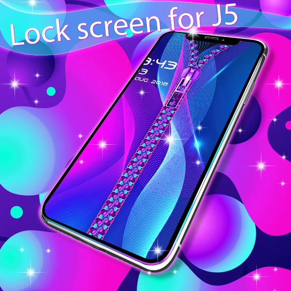 Lock screen for j5 - عکس برنامه موبایلی اندروید
