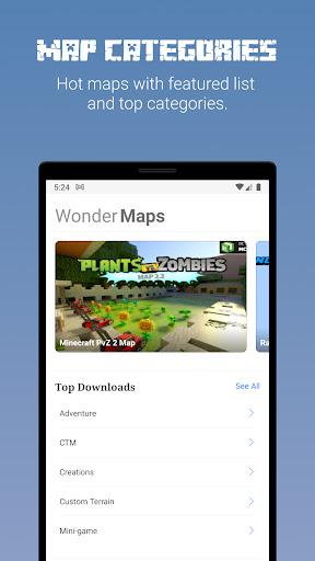 Minecraft Maps Bedrock Edition - Image screenshot of android app