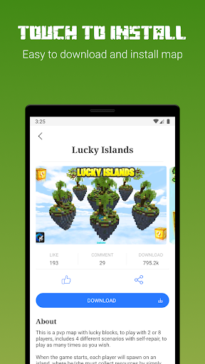 Minecraft Maps Bedrock Edition - عکس برنامه موبایلی اندروید