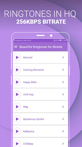 Beautiful Ringtones for Mobile - عکس برنامه موبایلی اندروید