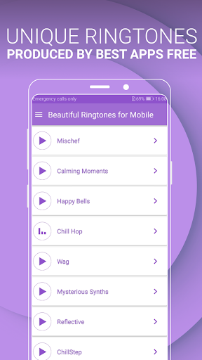 Beautiful Ringtones for Mobile - عکس برنامه موبایلی اندروید