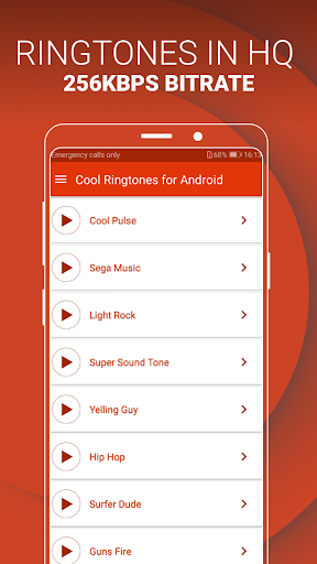Cool Ringtones for Android - عکس برنامه موبایلی اندروید