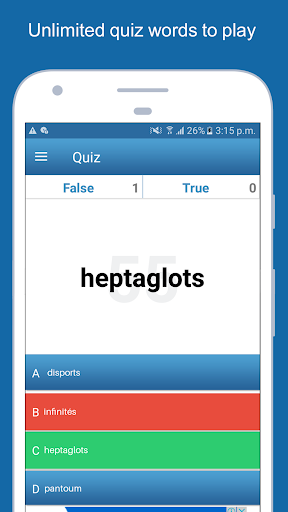 English To French Dictionary - Image screenshot of android app