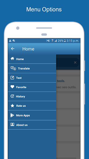 English To French Dictionary - Image screenshot of android app