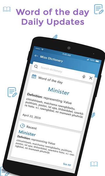 Mizo Dictionary & Translation - Image screenshot of android app