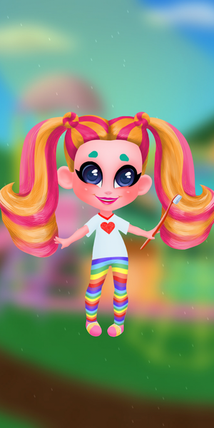 Candy Hair Salon - Doll Games - Gameplay image of android game