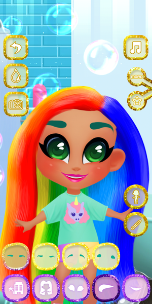 Candy Hair Salon - Doll Games - عکس بازی موبایلی اندروید