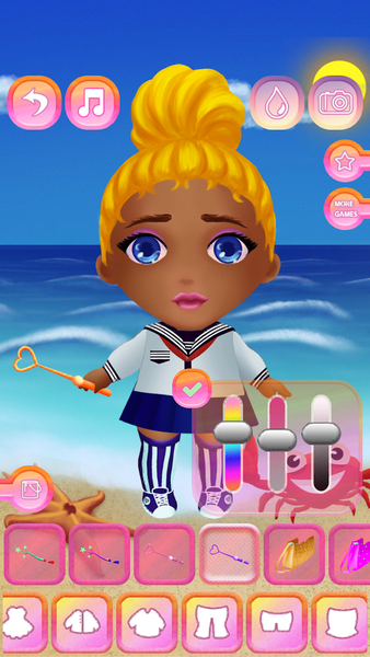 Cute Dolls: Dress Up for Girls - عکس بازی موبایلی اندروید