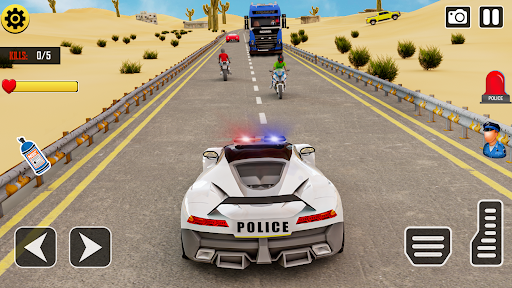 Police Car Driving Stunt Game - Gameplay image of android game