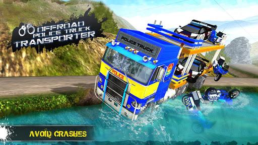 Off Road Police Transporter 3D - Gameplay image of android game