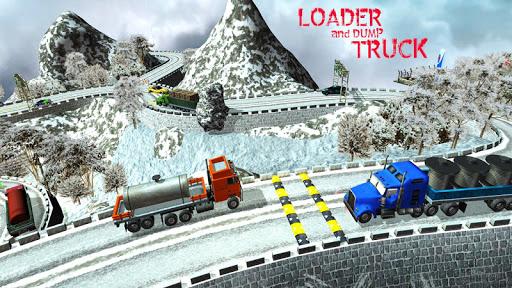 Truck Driving Uphill Simulator - Gameplay image of android game