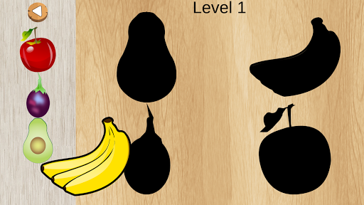 Fruits Vegetables Puzzles - Gameplay image of android game