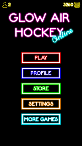 Glow Air Hockey Online - عکس بازی موبایلی اندروید